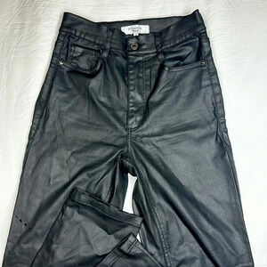 Shiny Black Skinny jeans